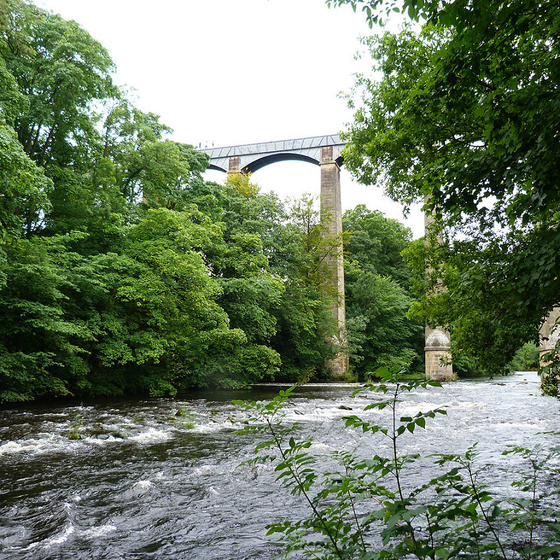 ポントカサステ水路橋と運河の画像20