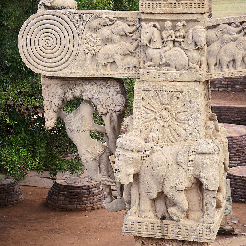 サーンチーの仏教遺跡の画像6