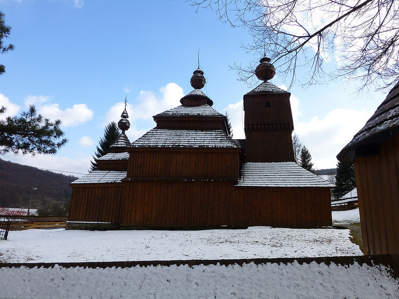 カルパチア山地のスロバキア地域の木造教会群の画像29