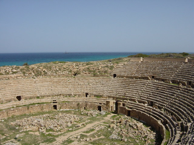 レプティス・マグナの古代遺跡の画像4